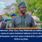 Gwamnan Jihar Oyo, Seyi Makinde ya tabbatar da cewa an sace malamai bakwai a harin da aka kai kwanan nan kan wasu makarantu a yankin Oriire na jihar.