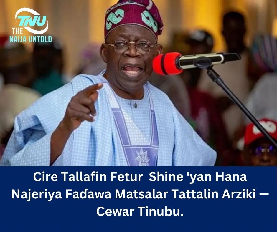 Cire Tallafin Fetur  Shine ‘yan Hana Najeriya Faɗawa Matsalar Tattalin Arziki — Cewar Tinubu