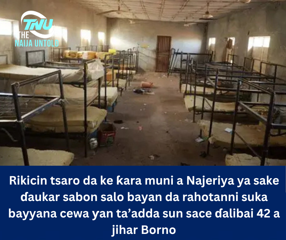 Rikicin tsaro da ke ƙara muni a Najeriya ya sake ɗaukar sabon salo bayan da rahotanni suka bayyana cewa ƴan ta’adda sun sace ɗalibai 42 a jihar Borno.