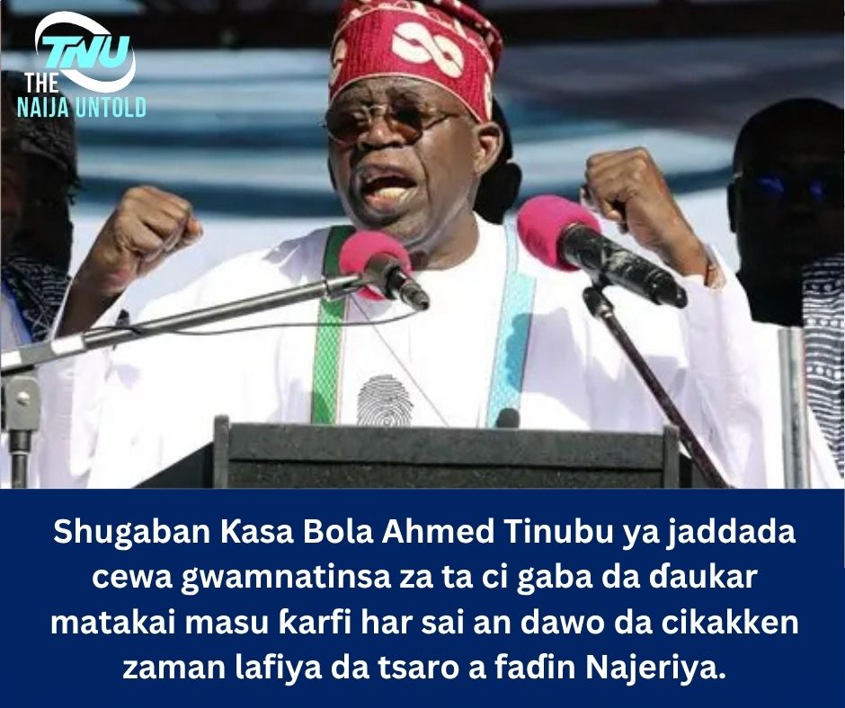 Shugaban Ƙasa Bola Ahmed Tinubu ya jaddada cewa gwamnatinsa za ta ci gaba da ɗaukar matakai masu ƙarfi har sai an dawo da cikakken zaman lafiya da tsaro a faɗin Najeriya.