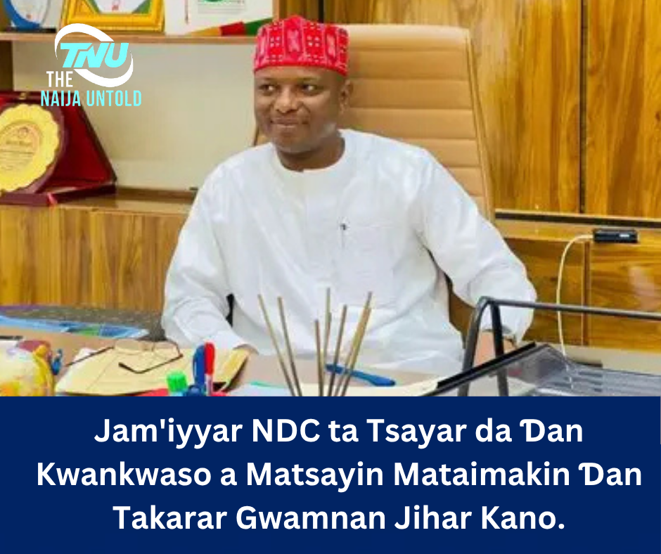 Jam’iyyar NDC ta Tsayar da Ɗan Kwankwaso a Matsayin Mataimakin Ɗan Takarar Gwamnan Jihar Kano.