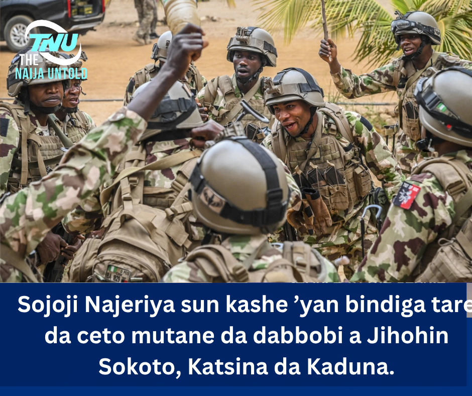 Sojoji sun kashe ’yan bindiga tare da ceto mutane da dabbobi a Sokoto, Katsina da Kaduna