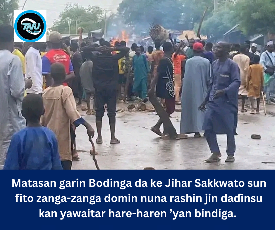 Matasan garin Bodinga da ke Jihar Sakkwato sun fito zanga-zanga domin nuna rashin jin daɗinsu kan yawaitar hare-haren ’yan bindiga.