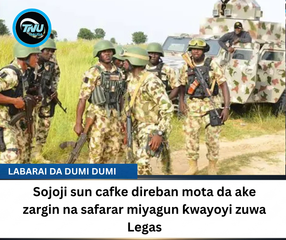 Sojoji sun cafke direban mota da ake zargin na safarar miyagun ƙwayoyi zuwa Legas